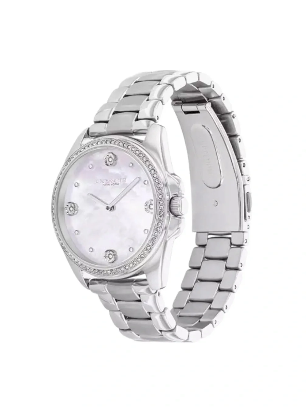 Coach Greyson Women's Watch Stainless Steel Strap - Grey Dial 14504108